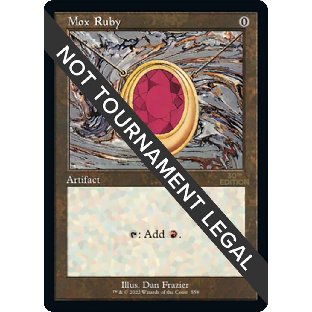 Image for Mox Ruby (Retro Frame) (558) (30A) - Magic: The Gathering