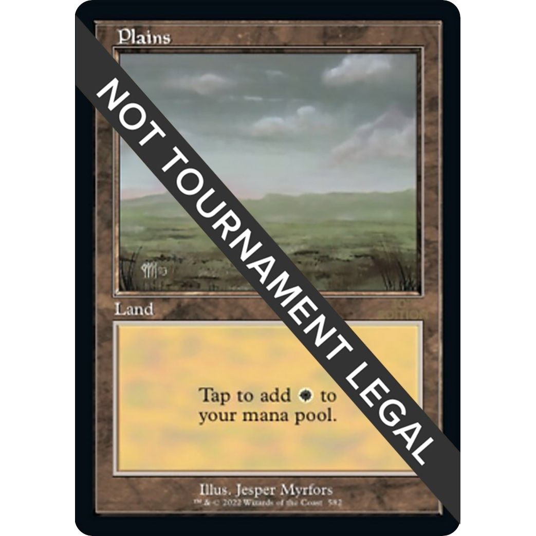 Image for Plains (582) (Retro Frame) (582) (30A) - Magic: The Gathering