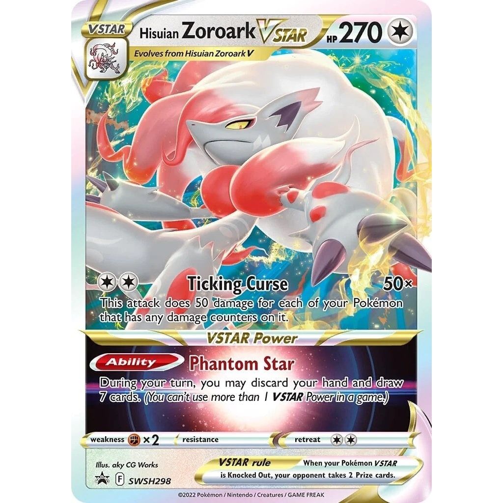 Image for Hisuian Zoroark VSTAR - SWSH298 (SWSH298) (SWSD) - Pokemon