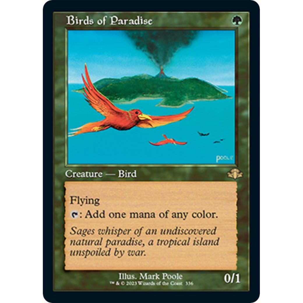 Image for Birds of Paradise (Retro Frame) (336) (DMR) - Magic: The Gathering