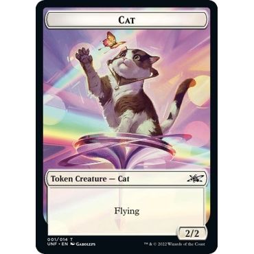 Image for Cat // Treasure (12) Double-sided Token (UNF) - Magic: The Gathering