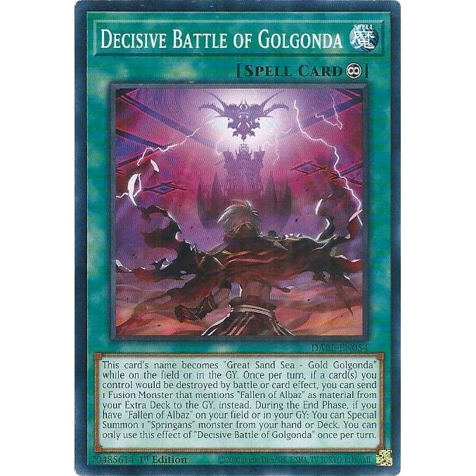 Image for Decisive Battle of Golgonda (DABL-EN054) (DABL) - YuGiOh