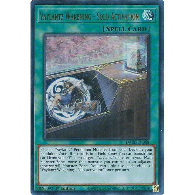 Image for Vaylantz Wakening - Solo Activation (DABL-EN068) (DABL) - YuGiOh