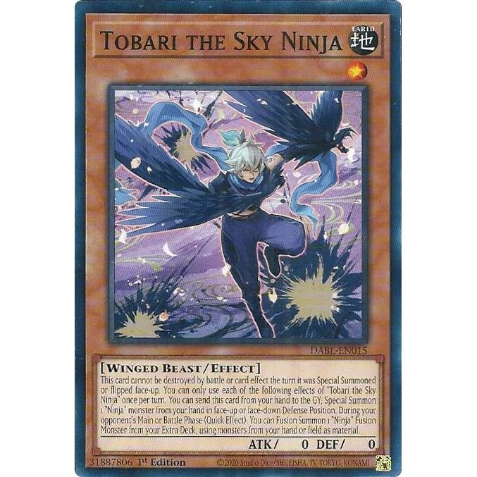 Image for Tobari the Sky Ninja (DABL-EN015) (DABL) - YuGiOh