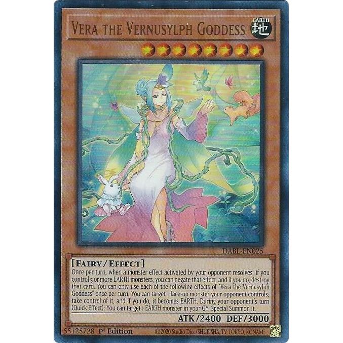 Image for Vera the Vernusylph Goddess (DABL-EN025) (DABL) - YuGiOh