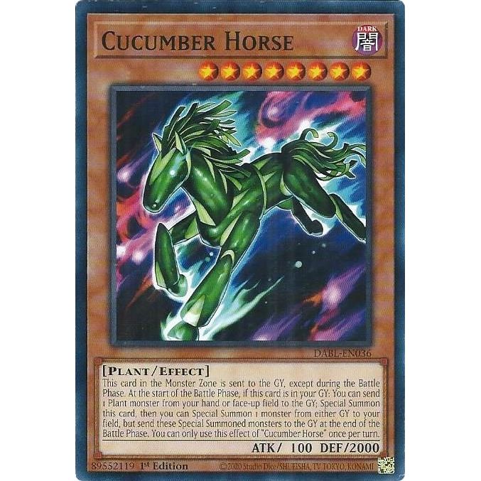 Image for Cucumber Horse (DABL-EN036) (DABL) - YuGiOh