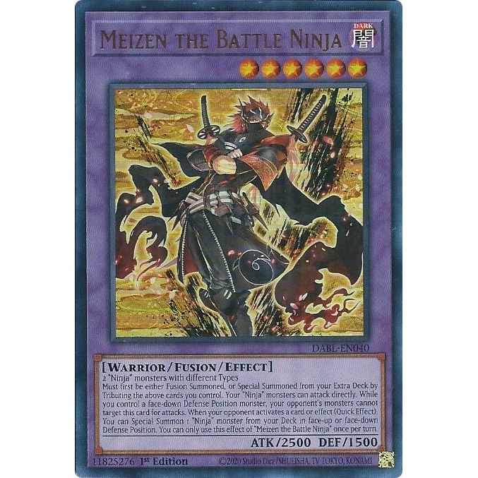 Image for Meizen the Battle Ninja (DABL-EN040) (DABL) - YuGiOh
