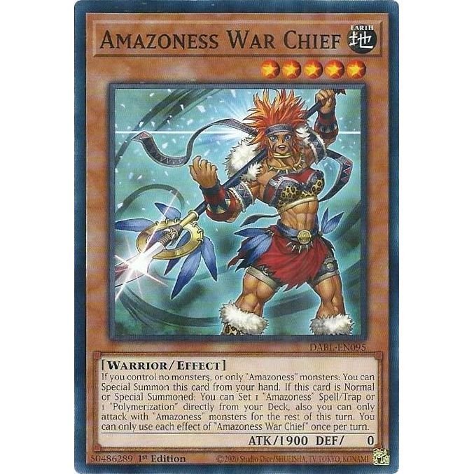Image for Amazoness War Chief (DABL-EN095) (DABL) - YuGiOh