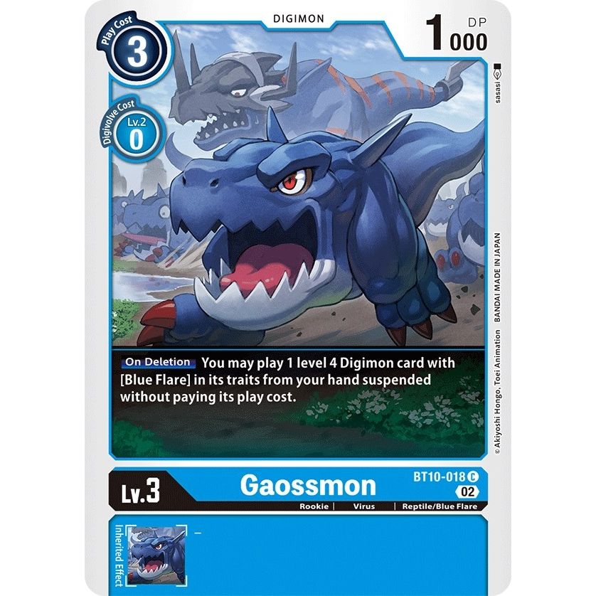 Image for Gaossmon (BT10-018 C) (BT10) - Digimon Card Game