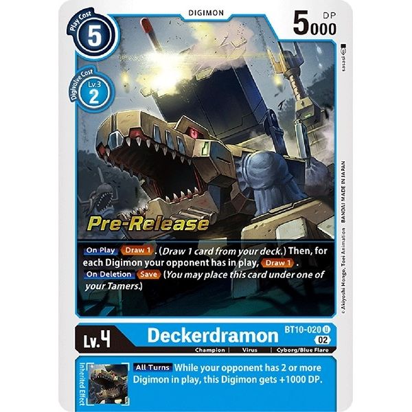 Image for Deckerdramon (BT10-020 U) (BT10_PR) - Digimon Card Game