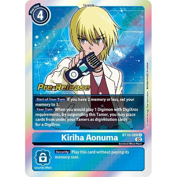 Image for Kiriha Aonuma (BT10-088 R) (BT10_PR) - Digimon Card Game