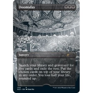Image for Doomsday (Borderless) (Foil Etched) (1115) (SLD) - Magic: The Gathering