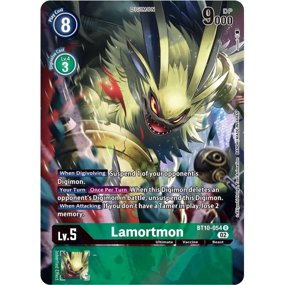 Image for Lamortmon (Alternate Art) (BT10-054 R) (BT10) - Digimon Card Game