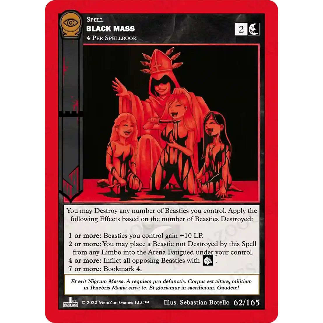 Image for Black Mass (62/165) (SCE1E) - MetaZoo