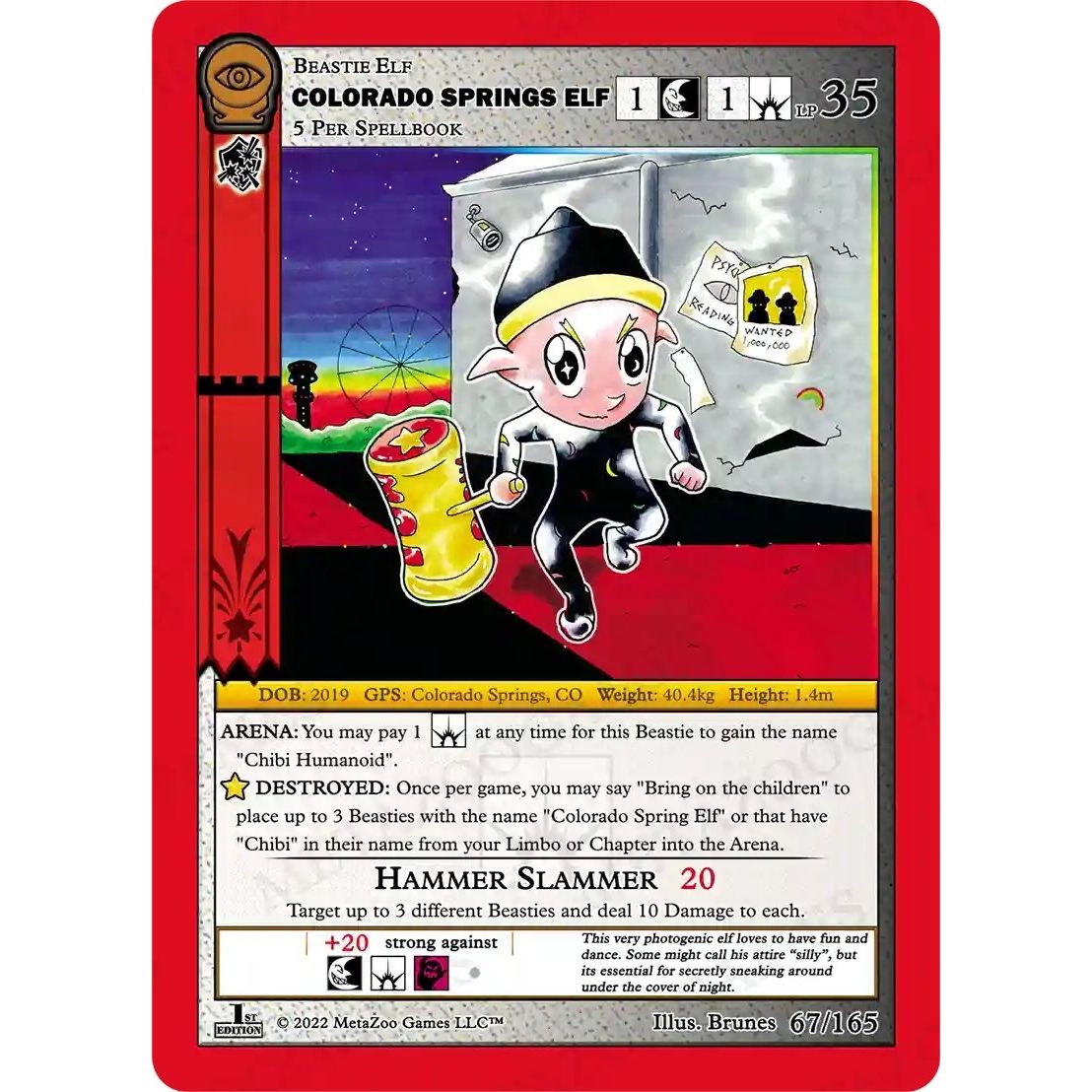 Image for Colorado Springs Elf (67/165) (SCE1E) - MetaZoo