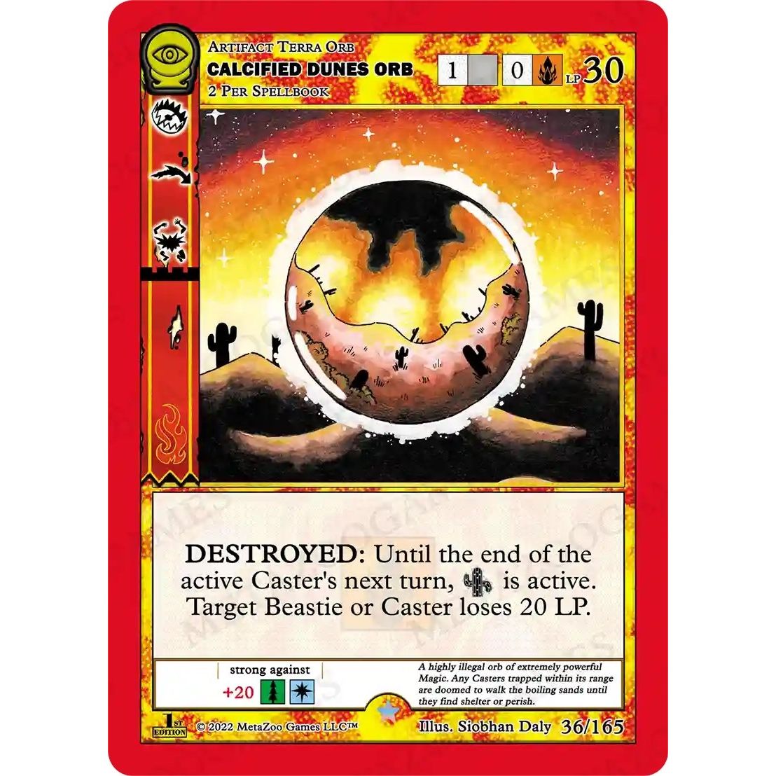 Image for Calcified Dunes Orb (36/165) (SCE1E) - MetaZoo
