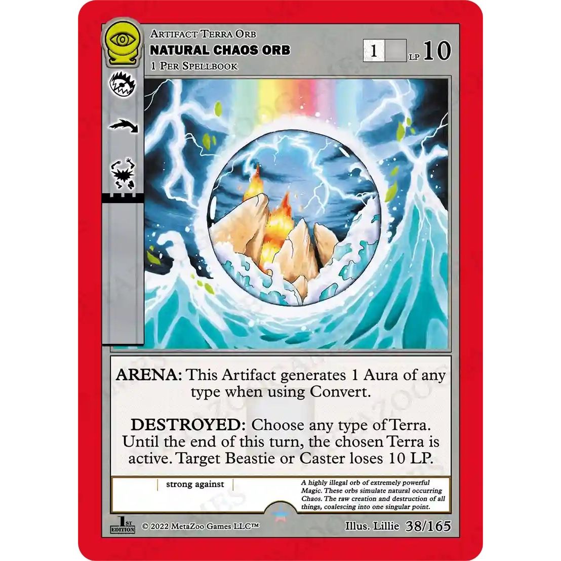 Image for Natural Chaos Orb (38/165) (SCE1E) - MetaZoo
