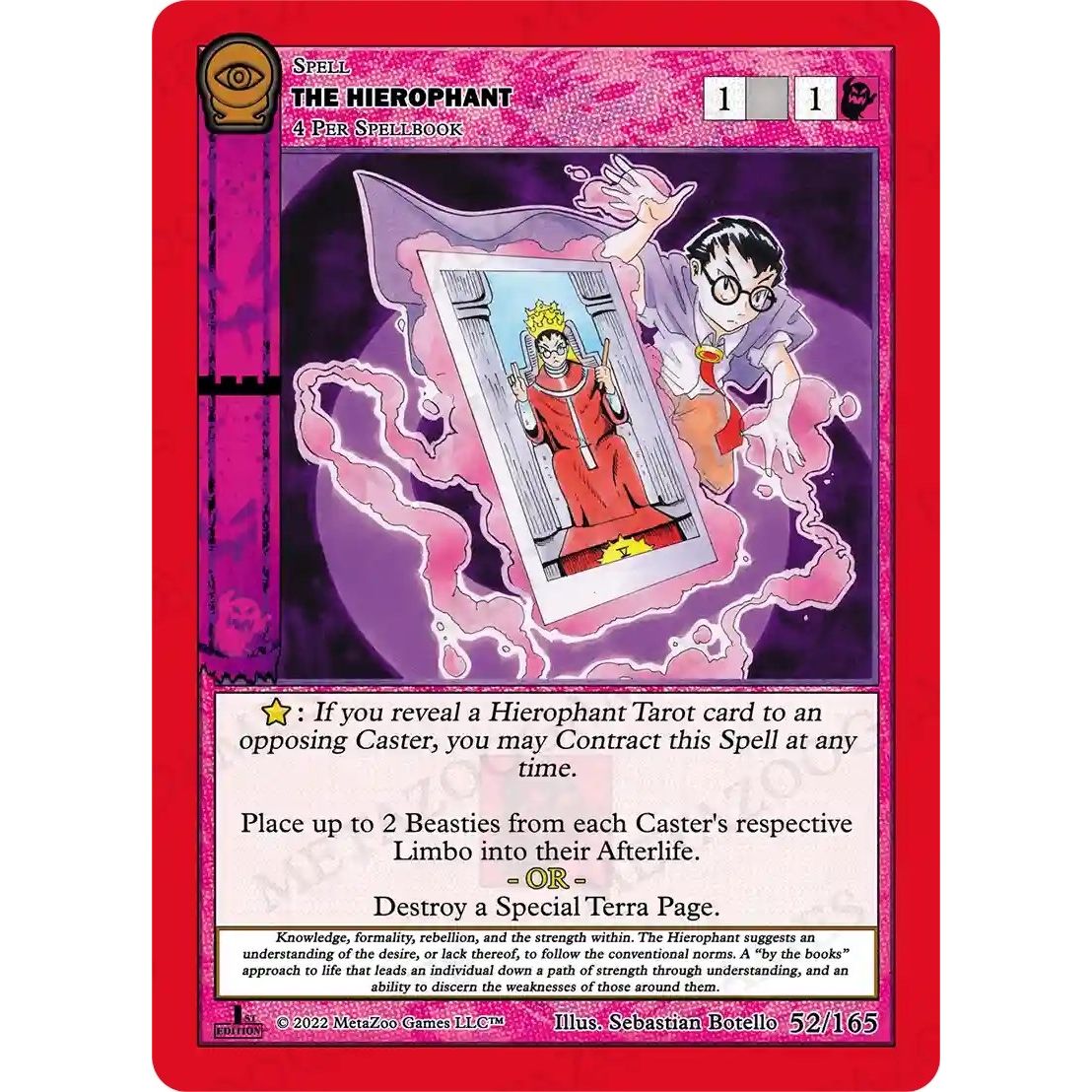 Image for The Hierophant (52/165) (SCE1E) - MetaZoo