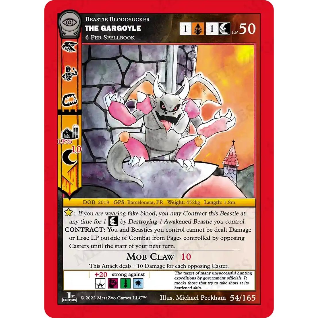 Image for The Gargoyle (54/165) (SCE1E) - MetaZoo