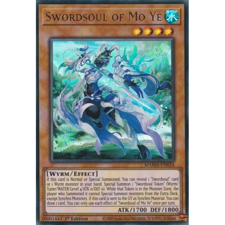 Image for Swordsoul of Mo Ye (MAMA-EN034) (MAMA) - YuGiOh