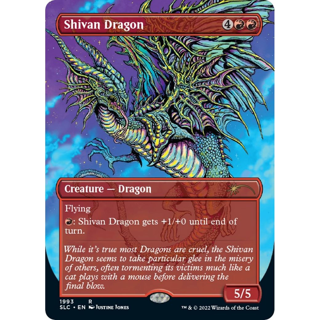 Image for Shivan Dragon (1993) (SLC) - Magic: The Gathering