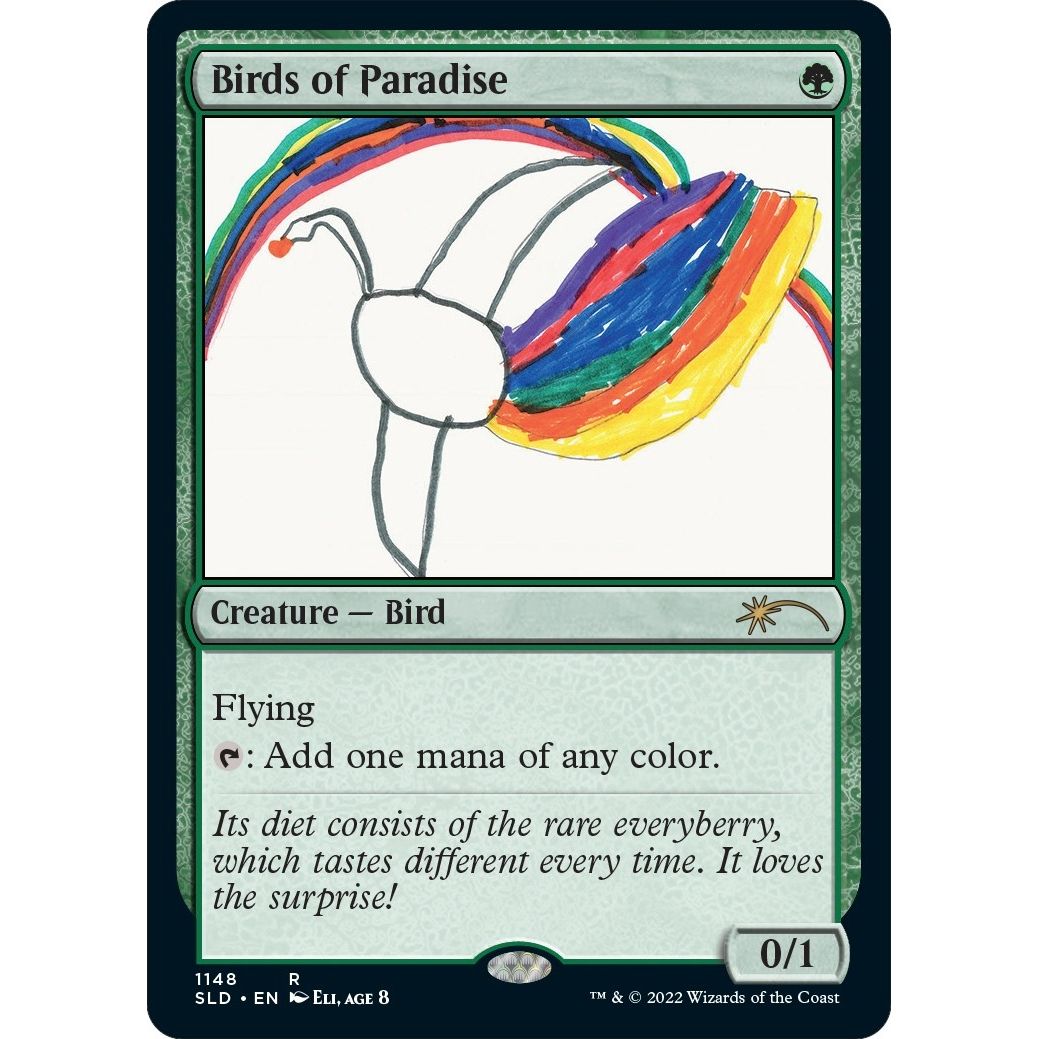 Image for Birds of Paradise (1148) (1148) (SLD) - Magic: The Gathering