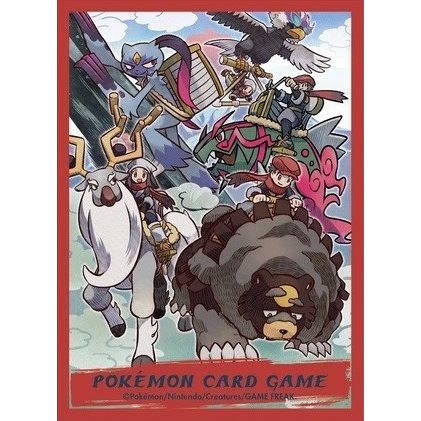 Image for Pokemon TCG: Pokemon Center Japan Exclusive Card Sleeves - Hisui Days Akari & Rei (64-Pack) - Card Sleeves