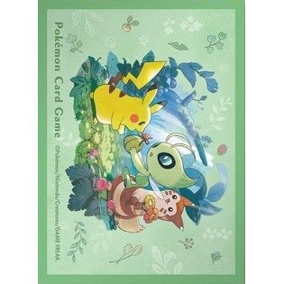 Image for Pokemon TCG: Pokemon Center Japan Exclusive Card Sleeves - Gift of the Forest (64-Pack) - Card Sleeves