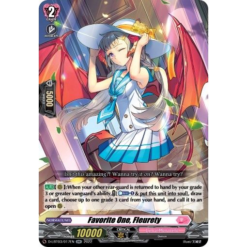 Image for Favorite One, Fleurety (D-LBT03/017EN) (D-LBT03) - Cardfight Vanguard