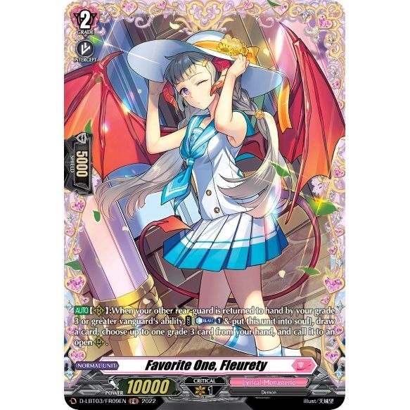 Image for Favorite One, Fleurety (FR) (D-LBT03/FR09EN) (D-LBT03) - Cardfight Vanguard