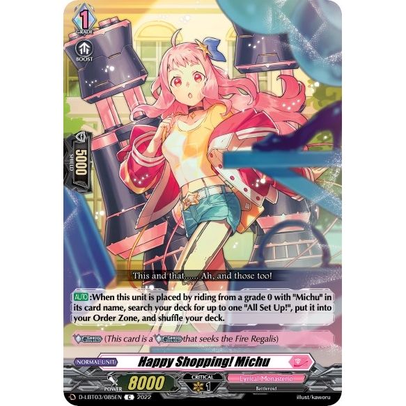 Image for Happy Shopping! Michu (D-LBT03/085EN) (D-LBT03) - Cardfight Vanguard
