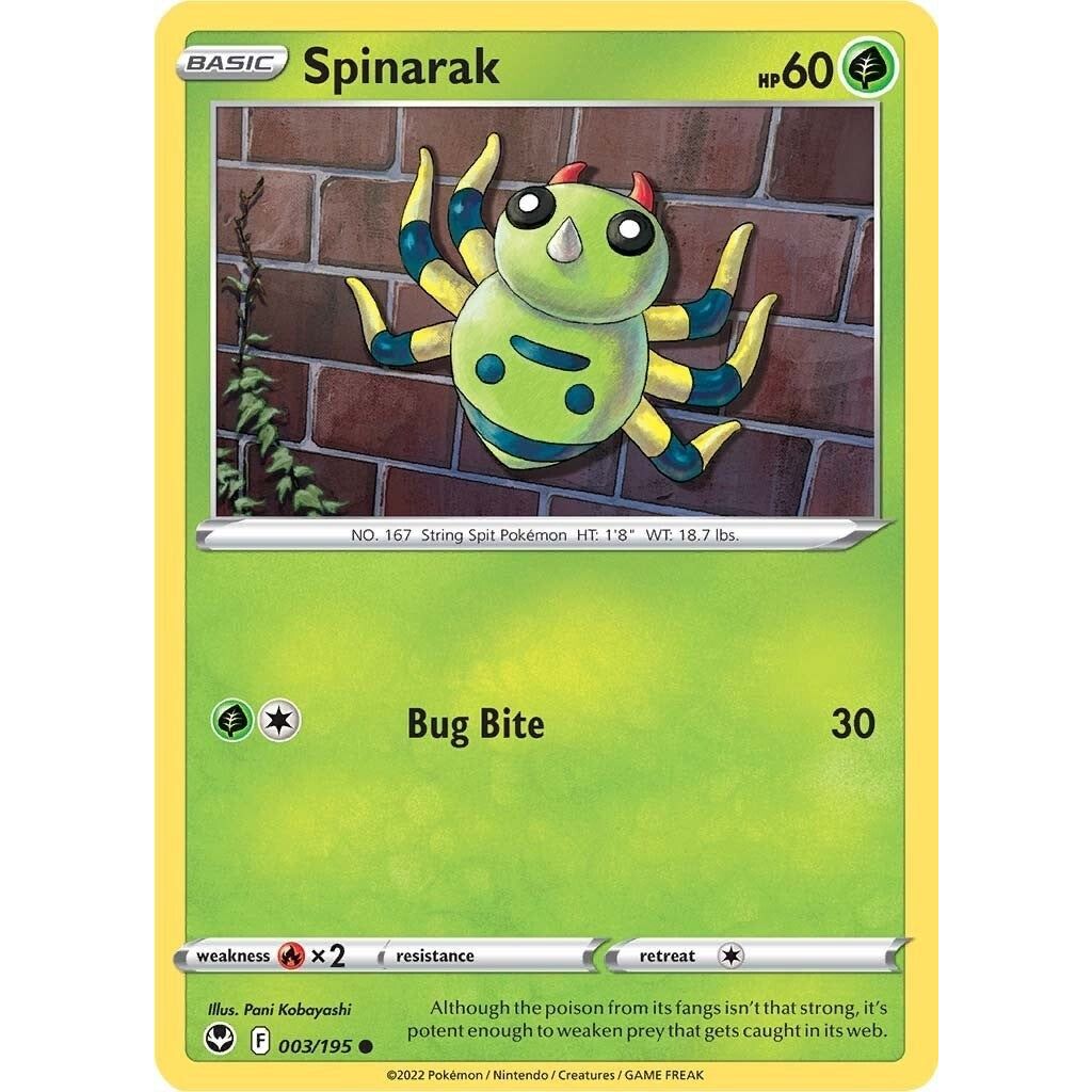 Image for Spinarak (003/195) (SWSH12) - Pokemon