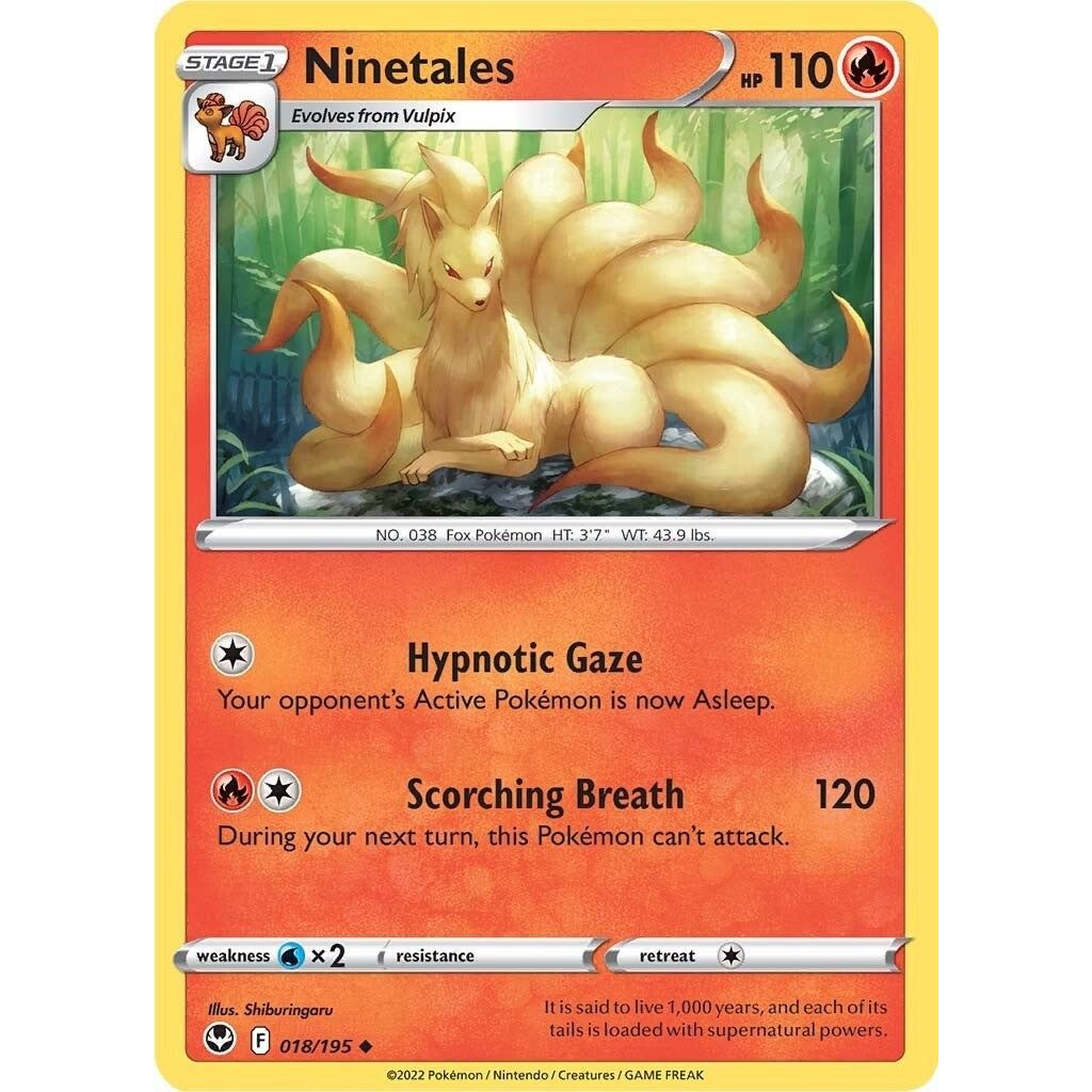 Image for Ninetales (018/195) (SWSH12) - Pokemon