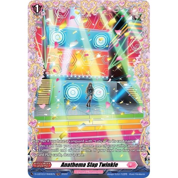 Image for Anathema Slap Twinkle (FR) (D-LBT03/FR40EN) (D-LBT03) - Cardfight Vanguard
