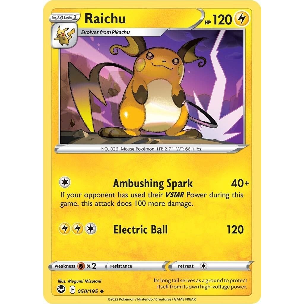 Image for Raichu (050/195) (SWSH12) - Pokemon