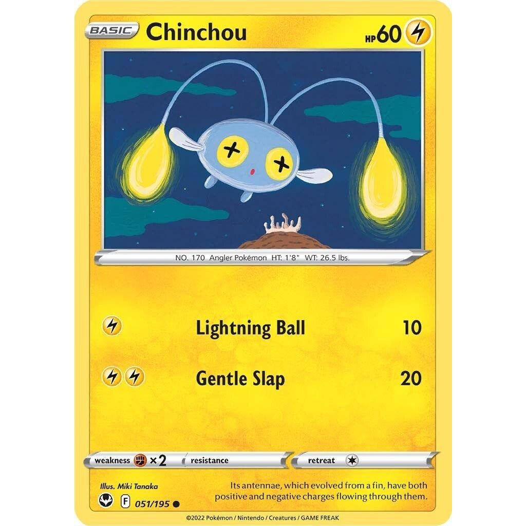 Image for Chinchou (051/195) (SWSH12) - Pokemon