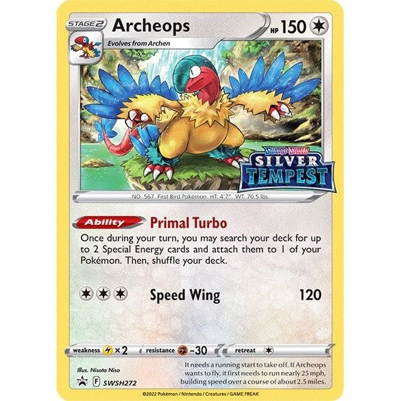 Image for Archeops - SWSH272 (Prerelease) (SWSH272) (SWSD) - Pokemon