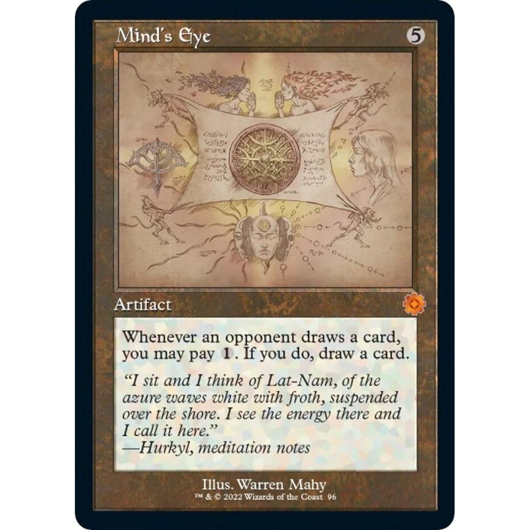 Image for Mind's Eye (Schematic) (96) (BRR) - Magic: The Gathering