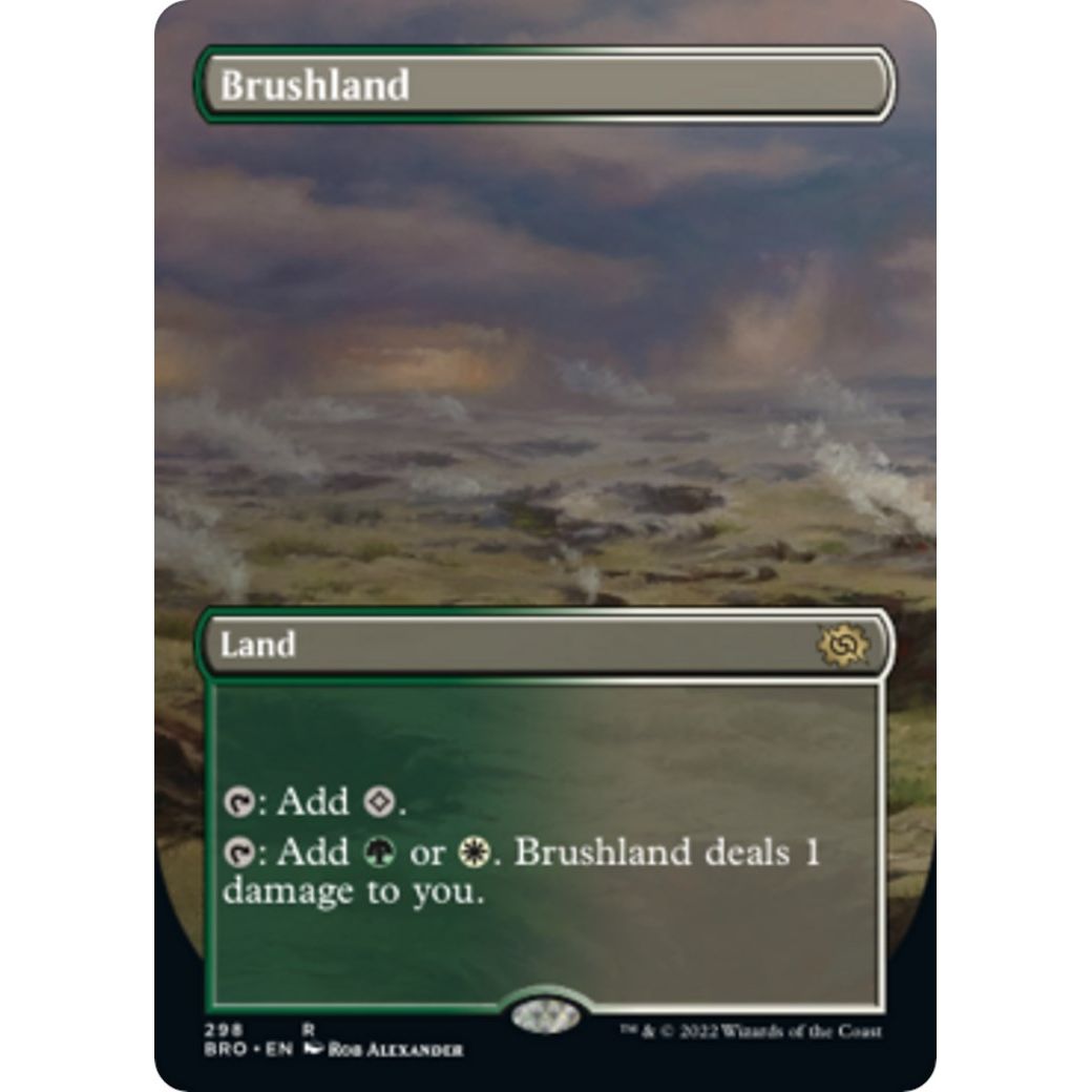 Image for Brushland (Borderless) (298) (BRO) - Magic: The Gathering