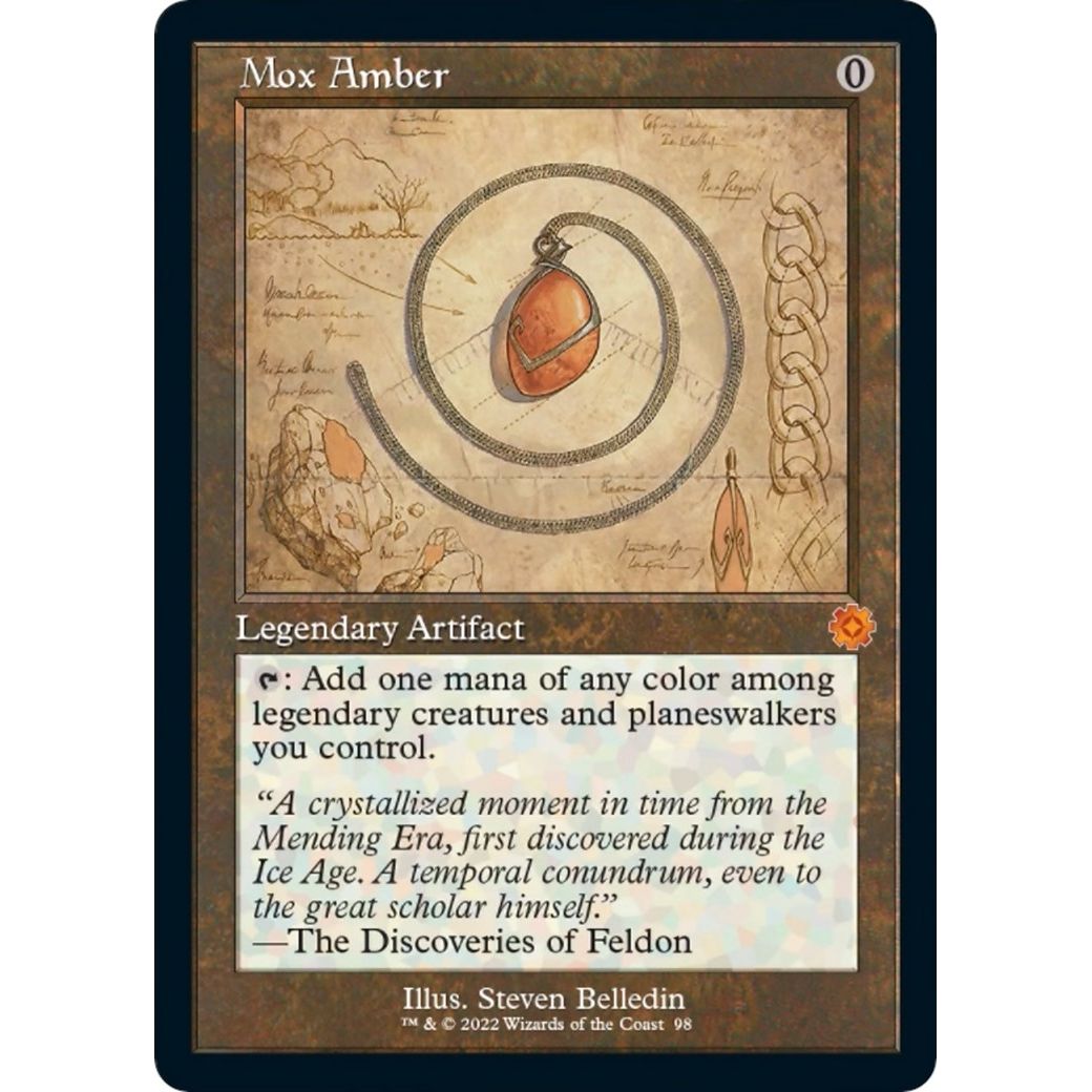 Image for Mox Amber (Schematic) (98) (BRR) - Magic: The Gathering