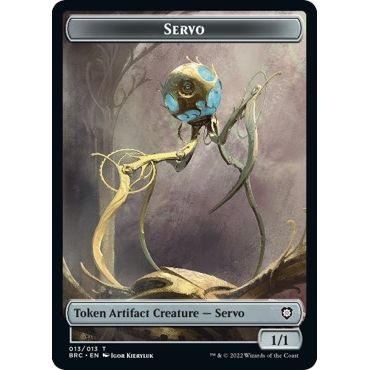 Image for Servo // Phyrexian Horror Double-Sided Token (13 // 11) (BRC) - Magic: The Gathering
