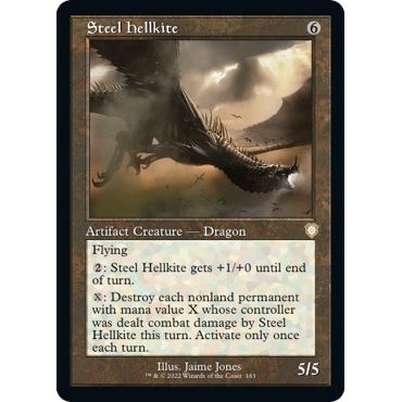 Image for Steel Hellkite (Retro Frame) (163) (BRC) - Magic: The Gathering
