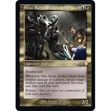 Image for Silas Renn, Seeker Adept (Retro Frame) (129) (BRC) - Magic: The Gathering