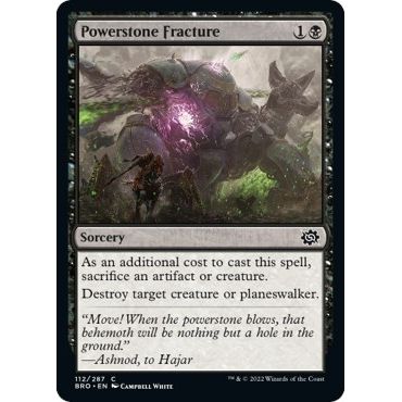 Image for Powerstone Fracture (112) (BRO) - Magic: The Gathering
