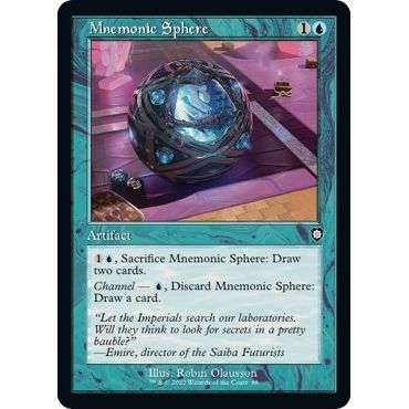 Image for Mnemonic Sphere (Retro Frame) (88) (BRC) - Magic: The Gathering