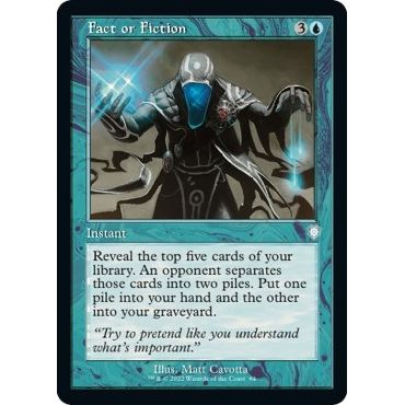 Image for Fact or Fiction (Retro Frame) (84) (BRC) - Magic: The Gathering