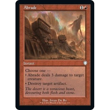 Image for Abrade (Retro Frame) (111) (BRC) - Magic: The Gathering