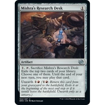 Image for Mishra's Research Desk (162) (BRO) - Magic: The Gathering
