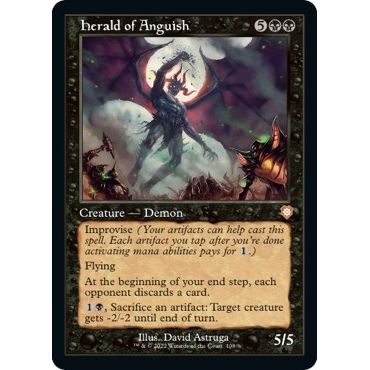 Image for Herald of Anguish (Retro Frame) (108) (BRC) - Magic: The Gathering