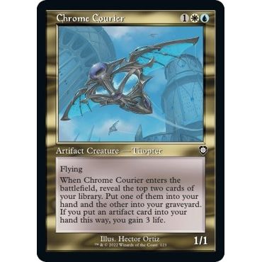 Image for Chrome Courier (Retro Frame) (123) (BRC) - Magic: The Gathering